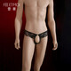 Wan Yue Chun Breeze Men's 2025 New Sexy Sexy Sexy Self-Making Panties Thong Panties Breast Aircraft Cup Panties Wear to Work Red Luding Panties丨Sexy Large Size Extremely Tempting Adult Private Products Sexy Underwear SM Shameful Thong Lace Edge Abnormal Props Slave Heavy Taste Couple