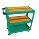 Kezitu CNC machining center tool cart BT30/BT40 tool cart CNC tool handle placement rack bt50 tool management cart Double-layer four-row folding tool cart HSK63