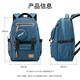 Edison inventor junior high school student schoolbag male burden reduction spine protection trendy high school student female large capacity backpack K072F-2 blue
