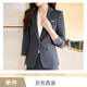 Purple Charming Business Suit Women's Spring and Autumn Blazer Suit High-end Temperament Formal Work Wear Three-piece Set (Off Shelf) Blue Suit L (Recommended 100-110 Jin Jin equals 0.5 kg)