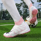 Fußballschuhe für Jungen und Mädchen Training Wettbewerb Schuhe Pink gebrochene Nägel-Zhuo 698 37