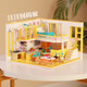 LEGO Edificio Compatible House Villa Assembly Girl Series Princess Castle Toys Girl Birthday Gift Fashion Dog Fashion Home 1048 Pellet Acrylic
