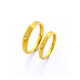 Taijufu gold-wrapped silver ring for women gold color 1314 couple ring 520 live ring for men to give to girlfriend birthday gift 520 women's one