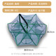 He Jian Bow ground fish net cage ground ridge net fish artifact fishing net fishing cage fishing fishing gear folding 6-corner 6-hole shrimp net hand-thrown nylon 6 holes separate fishing net 20cm*50cm