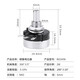 Noran RV24YN 20S single-turn carbon film potentiometer single-turn adjustable resistor B105 1M potentiometer + scale + knob (1 set)