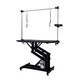 BAOHE DC Hydraulic Lifting Pet Grooming Table Grooming Table Dog Style Trimming and Blowing Pet Shop Special High-end Large and Medium Size 107*61cm Hydraulic Rubber Edge Single Arm Black
