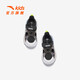ANTA Children's Sandals Boys' Shoes 2026 Summer New Product Wing Flash Flash Light Outdoor Frame Shoes Beach Shoes Black/Anta White-2 30