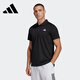 adidas阿迪达斯POLO衫短袖男新款运动商务翻领休闲T恤运动服 黑色 IN6626 L （建议体重140-160斤）