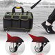 Sailoto wheeled tool bag, universal wheel trolley box, wear-resistant Oxford cloth, multi-functional luggage, water and electricity decoration tools, Oxford cloth with wheels, 18 inches