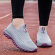 
Adachiaki Lijian Older Shoes for Women in Spring and Summer New Breathable One-Step Mom and Dad Shoes for Middle-aged and Elderly Walking Shoes for Black 9928 (Men's Model) Single Layer 35