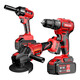 Delixi (Delixi) Delixi Electric Drill Electric Wrench Angle Grinder Bare Metallesslessless sans balais Home 21V Nouveau modèle Drive 250 NUGGET DLX-WEW1355 Machine nue
