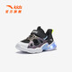 ANTA Children's Sandals Boys' Shoes 2026 Summer New Product Wing Flash Flash Light Outdoor Frame Shoes Beach Shoes Black/Anta White-2 30