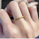 RSRDDY Old Phoenix 999 gold solid gold plain ring frosted gold simple index finger ring faded fashion for men and women gold ring 2MM baby's breath same style same style Ring No. 7 105-115Jin Jin equals 0.5 kg same style same style