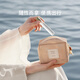 Cada uno de los maquillaje Bag Women 2025 Pequeño transpirable Portable Viaje de lavado Mesh Bag Bag Maqueta White-S