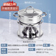Kisag Swiss Kisag stainless steel single person one pot small hot pot household commercial Wagyu hot pot upgraded model Elf anti-scald model (U1791N) 16cm