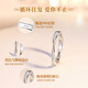 China Gold Möbius Pure Silver Ring for Women Silver Jewelry Living Ring Birthday Gift for Girlfriend and Wife Wedding Anniversary Möbius Ring for Women Ring + Certificate Gift Box