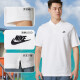 耐克（NIKE）T恤男装 2025夏季男子短袖翻领POLO衫透气休闲网球白色纯棉短袖男 FN3895-100/纯棉/偏大/白色 M