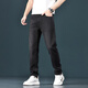 Canelin Kiskha Hong Kong three-defense high-end white jeans men slim feet summer thin stretch casual pure white trousers men 1048 black regular (77.9% cotton) size 29