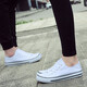 
European Pastoral couple canvas shoes for men 2025 summer new low top casual sports shoes for men trendy and versatile (PJ) 6621 white 42