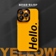 Étui de téléphone mobile Apple de la série Apple iPhone 16 Promax Liquid Silicone 15Plus Soft Shell 14 Nouveaux hommes et femmes de style Niche Hommes et femmes INS Sentiage High-Up ne frappera pas la coquille et ne dissipera pas la chaleur. Angel Eye Liquid Silicone jaune [JTGJ695] iPhone 16