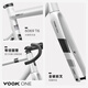 VOOKONE Road Bike Single Disc 13-Speed Carbon Front Fork Disc Brake White XL Recommended Height 182-192cm