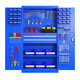 Wen Yijia Hardware Tool Cabinet Workshop Tool Storage Cabinet Factory Auto Repair Tool Cart Thickened Double Door Heavy Duty Work Through Door Tool Cabinet Color Optional
