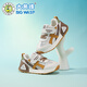 Zapatos para niños de bumblebee para niños zapatos para correr 2025 primavera y verano Nuevos zapatos para niñas casuales de malla transpirable zapatos deportivos para niños 3880 khaki (red individual) 29