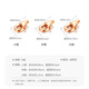 Mengjinyuan 18K gold spring buckle lobster buckle color gold AU750 necklace connection accessories DIY versatile large version lobster buckle K yellow weight about 0.5g