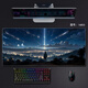 Three-color cat mouse pads super large anime atmosphere landscape mouse pads gaming computer keyboard pads for boys home e-sports table pads smooth lock edge anti-slip customization larger thickened high appearance 14082 Sunrise at sea 60 cm x 30 cm x 4 mm