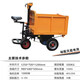 Customized electric ash bucket truck, construction site hand-overturned bucket tram, factory handling flatbed truck, breeding truck, agricultural worker, three-in-one, two-wheel, three-open