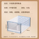 Haofanjie transparent shoe box storage box shoe storage cabinet dormitory shoe cabinet household shoe box rack box anti-oxidation closed gray 6 pack can hold 45 size shoes