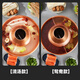 Longshun Copper Art Copper Hot Pot Carbon and Electric Dual-Purpose Split Pure Copper Thickened Copper Pot Hot Pot Pot Old Beijing Shabu Shabu Plug-in Hot Pot 6-8 People Smooth Style 34cm Clear Soup Pot