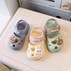 Children's Bara Girls Baby Sandals Summer Infant and Toddlers Small Middle School Boys Anti-slip Soft Sole Bathroom Beach 9277/Gray-blue 16/Inner length 16cm Suitable for foot length 16cm
