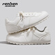 Chaussures humaines Forrest Gump Chaussures féminines 2025 Printemps et été Nouveau ballet en maille respirant à la mode polyvalente pour femmes chaussures d'entraînement allemandes chaussures sportives beige 692 (modèle amélioré) 37