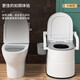 Miaoxinsi elderly mobile toilet squatting toilet changed to a toilet for the elderly, adults, pregnant women and patients, portable toilet chair for bedroom use