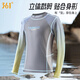 361 Men's swimsuit split men's long-sleeved sun protection swimsuit diving surfing suit quick-drying swimsuit two-piece suit gray brown L Height 165-175cm Weight 120-150 Jin Jin equals 0.5 kg