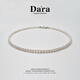 Dara pearl necklace for women, nearly round freshwater pearl clavicle chain, gift for wife, mother, elders, birthday, festival and Chinese Valentine's Day gift