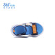 361 Children's Shoes Boys Beach Open Toe Sandals Summer New Children's Shoes Light Blue/Earth Blue/Glory Orange 28