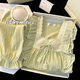 FHHUABD Integrierter Pyjamas für Frauen, lange Ärmelton-Frühling und Herbst 2024 Neues Prinzessin-Stil Sweet Home Clothes 9923 Frauen-Aprikosenfarbe (mit Brustpad) 2xl [vorgeschlagenes Gewicht 140-160 Jin [Jin gleich 0,5 kg]].