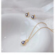 Tanzanite bracelet Japanese natural 18K gold plated light luxury amethyst pendant 925 clavicle chain Tanzanite necklace