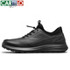 CARTELO men's shoes spring and autumn leather breathable dad shoes business sports casual men's leather shoes 5208 black 42