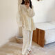NEU Pure Cotton Schwangerschaft Mutter Einschränkung Anzug Spring- und Herbst-Mutter-Pyjamas Sommerstillung und postpartale Stillzeit Kleidung Set A1047 L Größe (115-130jin [Jin ist gleich 0,5 kg])