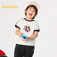 Balabala Disney IP children's clothing children's short-sleeved T-shirt cotton top baby summer clothes 2025 new style original white 10101 100