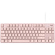 
Logitech K835 wired mechanical keyboard 84 key e-sports game office typing desktop computer household pink red shaft Logitech K835 pink + SF Express boxed warranty 1 year