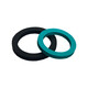 Lingjian quick connector silicone gasket EPDM EPDM lever seal oil-resistant nitrile fluorine rubber gasket green fluorine rubber DN80 thickness 8 (5 pieces)