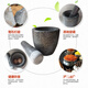 Chopsticks, garlic mortar, bluestone mortar, stone nest, manual household large grinding bowl, garlic pounding device, smashing and pounding medicine jar, smashing and pounding medicine jar