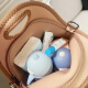 Bolso de la mamá mommy Mommy Bolso de oso liviano Mom Bolso colgante Bolso colgante Multifuncional Bolsa de almacenamiento liviano Mother and Baby Bear Head Paver Bag Anillo colgante de un solo lado anillo