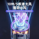 MUROVY refrigeration small fan foldable neck-handheld portable small refrigeration air conditioner desktop electric fan Dyson Purple 16 superconducting ice magnetic refrigeration 3600mAh