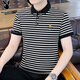 Playboy (PLAYBOY) short-sleeved T-shirt men's POLO bottoming shirt summer ice silk half-sleeved high-end inner wear men's fashion brand slimming clothes