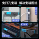 Bull pdu plug-in short-line socket kitchen plug-in extension wall socket expansion wall fixed power strip hot-selling master control 3 sockets wire length 1 meter